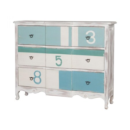 Elk Lighting dresser, Front Porch White